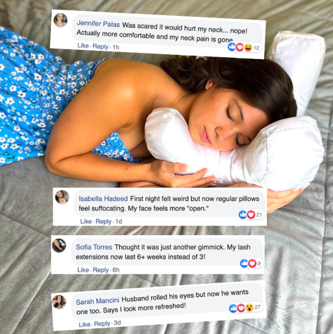 Beauty Sleep Pillow™ + FREE SATIN PILLOWCASE