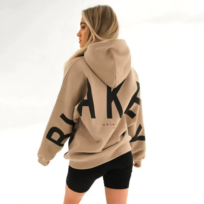 Lily - Long Sleeve Oversized Hoodie with Ribbed Design