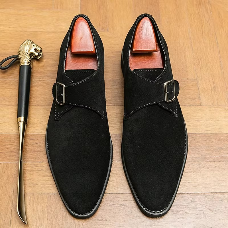 Mark - Pointed toe shoes with monk strap