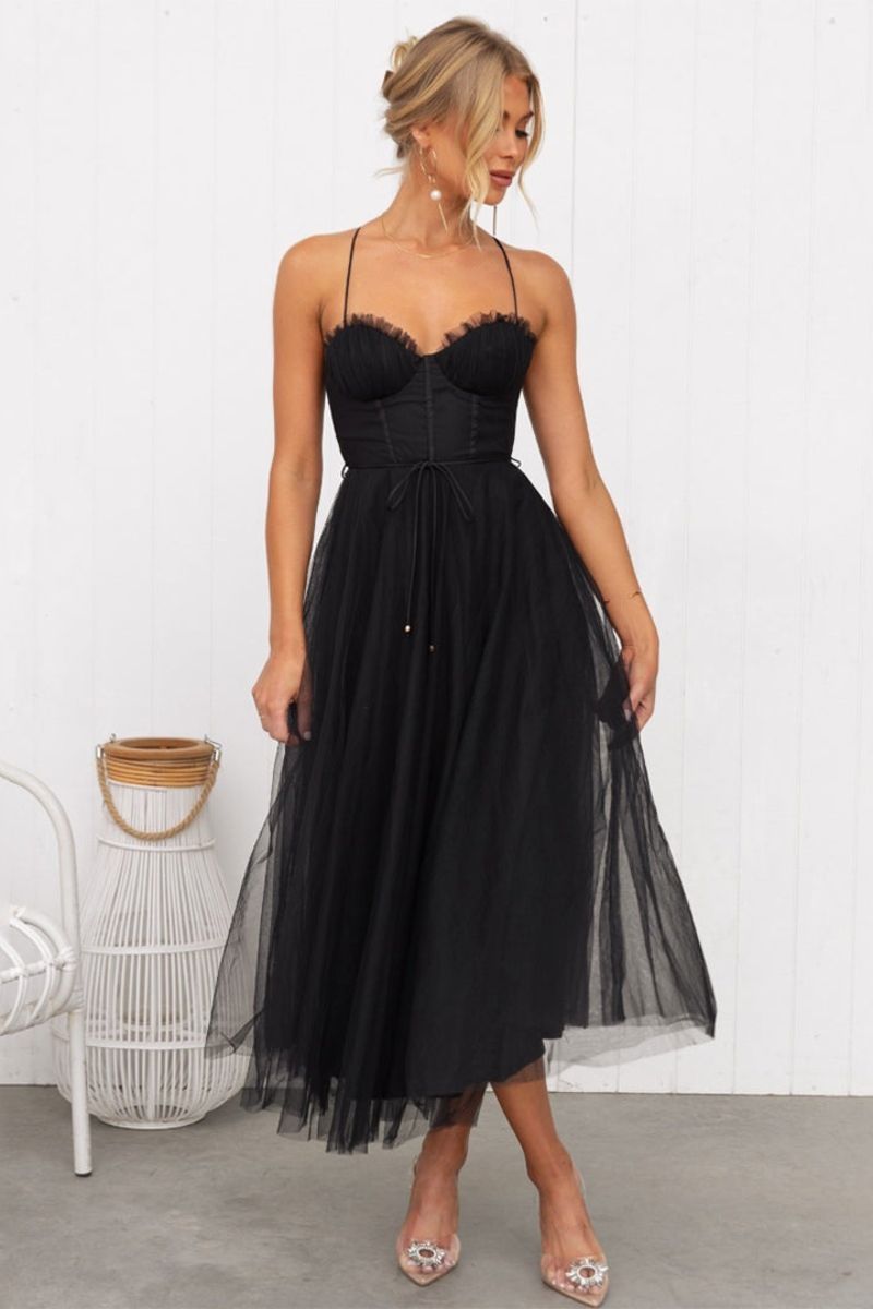 Lana | Vestido Midi de Tul para Mujeres