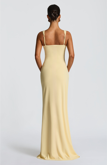 Maxi Dress with Slit Design