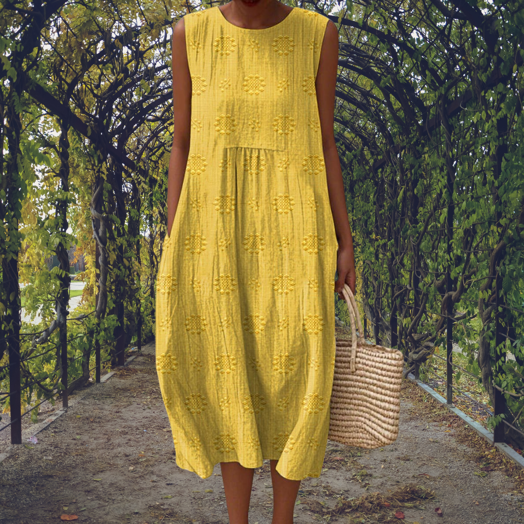 Linda – Sleeveless Flowing Midi Dress