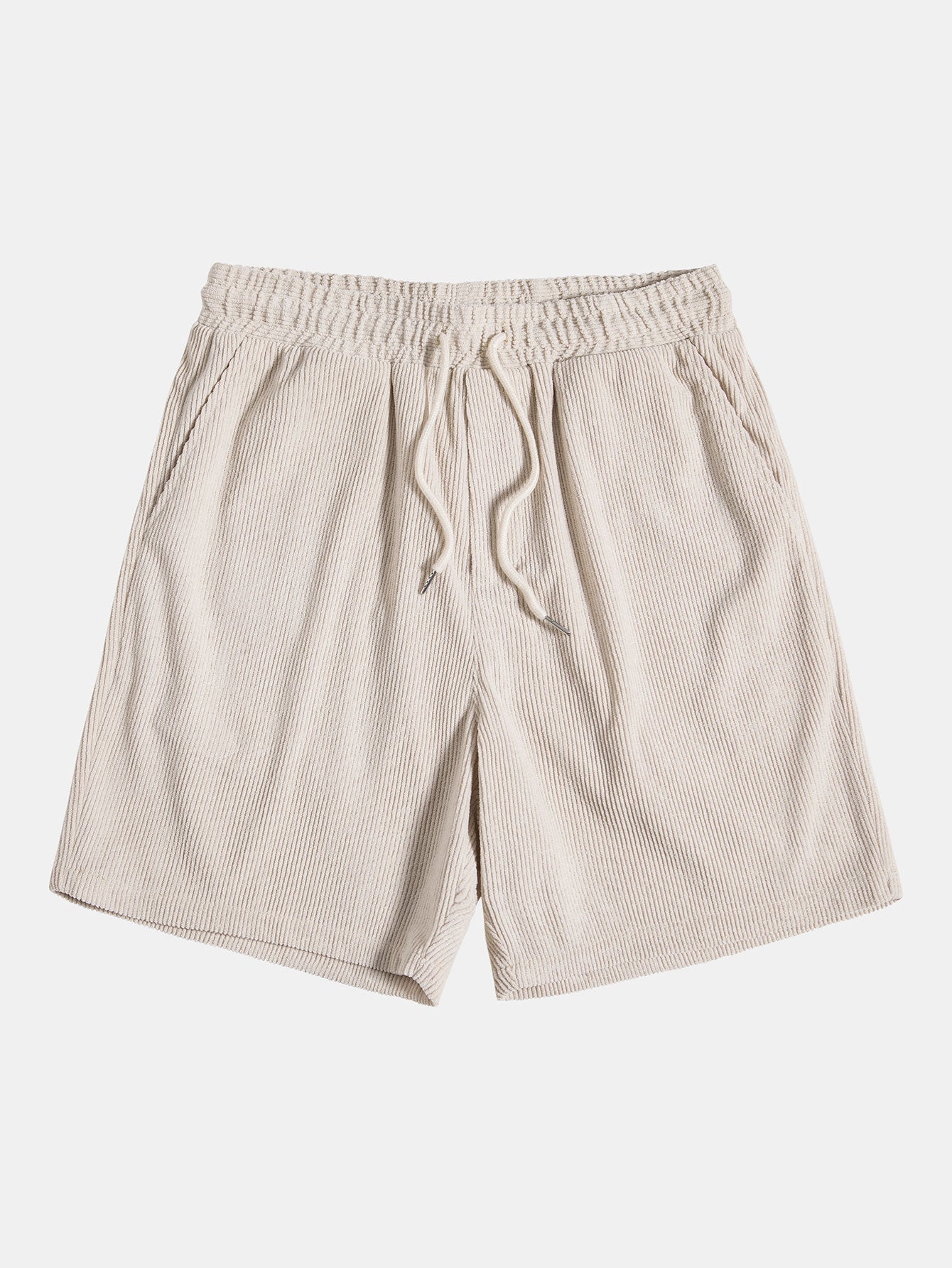 Ethan - Kurzarm Cordhemd Mit Knöpfen Und Shorts Set