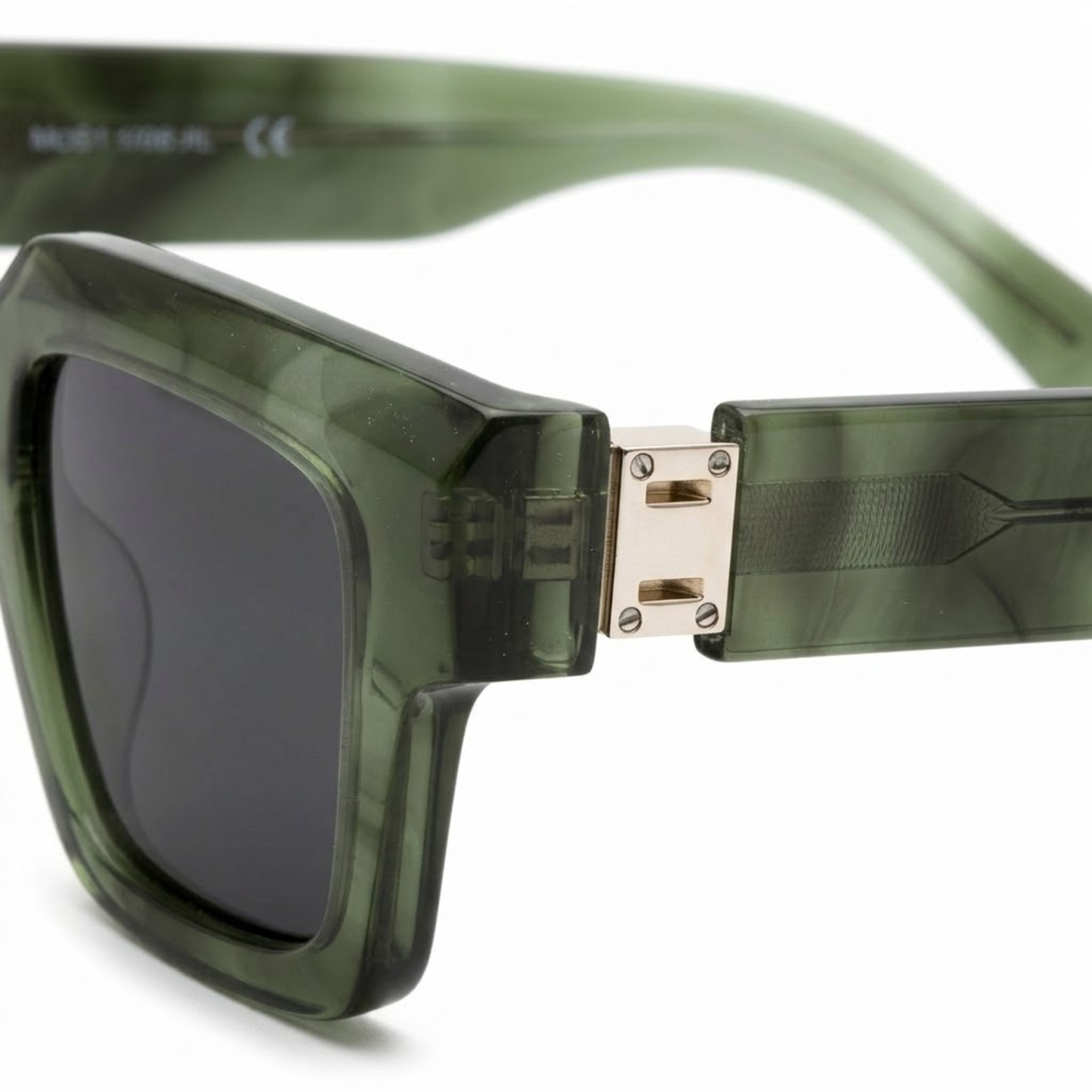 Lunettes de soleil carrées rétro avec verres photochromiques et protection UV400
