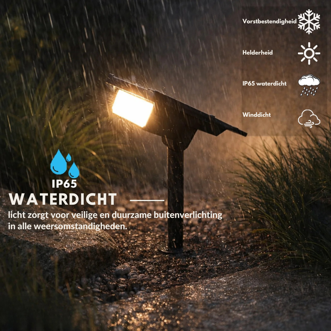 Solentra | Stijlvolle Waterdichte Solar Tuinlamp