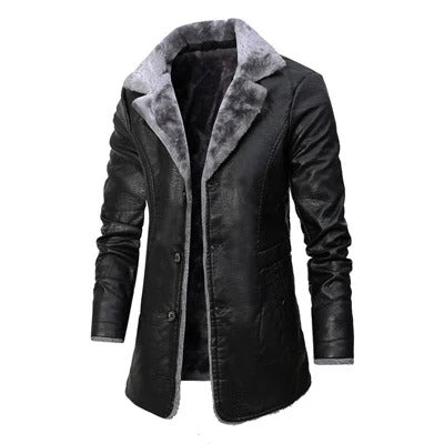 Tom Hollinger | Herren Winterjacke mit Sherpa Futter