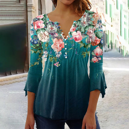 Devika - Floral Print Blouse