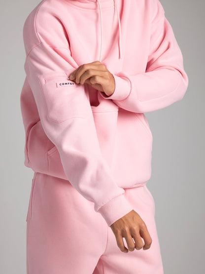 Cozy travel hoodie with airplane mode graphic