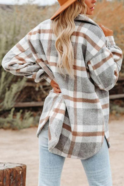 Varietta | Kariertes Overshirt mit Kuschelfaktor