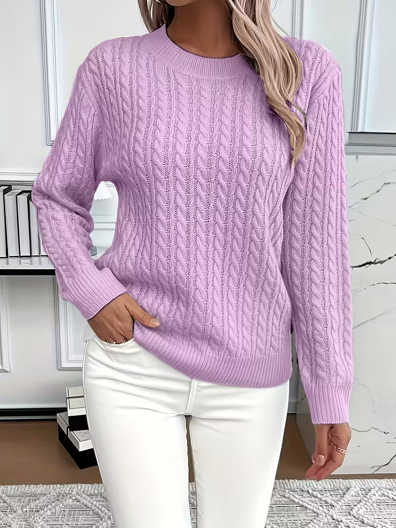 Soft Knit Minimal Sweater — Clean Look