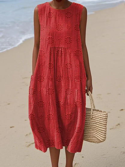 LIA™ – Airy Comfort Midi Dress