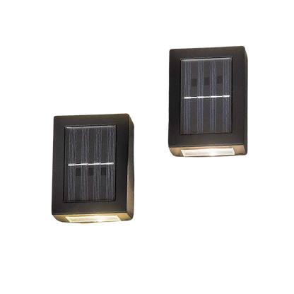 Solar LED Wandleuchte Außen, IP65, Up & Down Licht, Kabellos