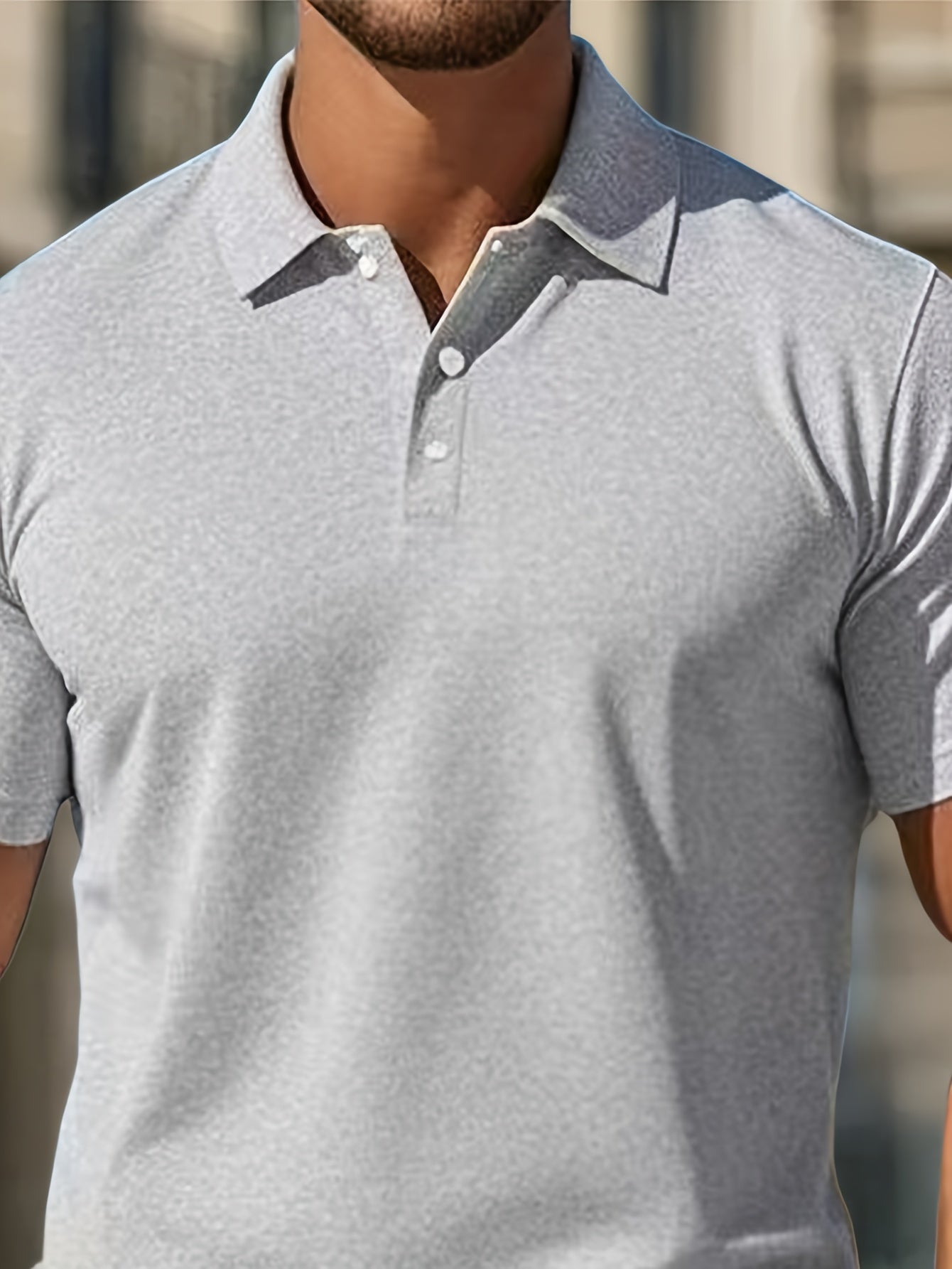 Declan | Textured Polo Shirt and Shorts Set