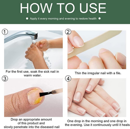 ClearStep™ — Step Confidently with Clear, Strong Nails That Demand Attention