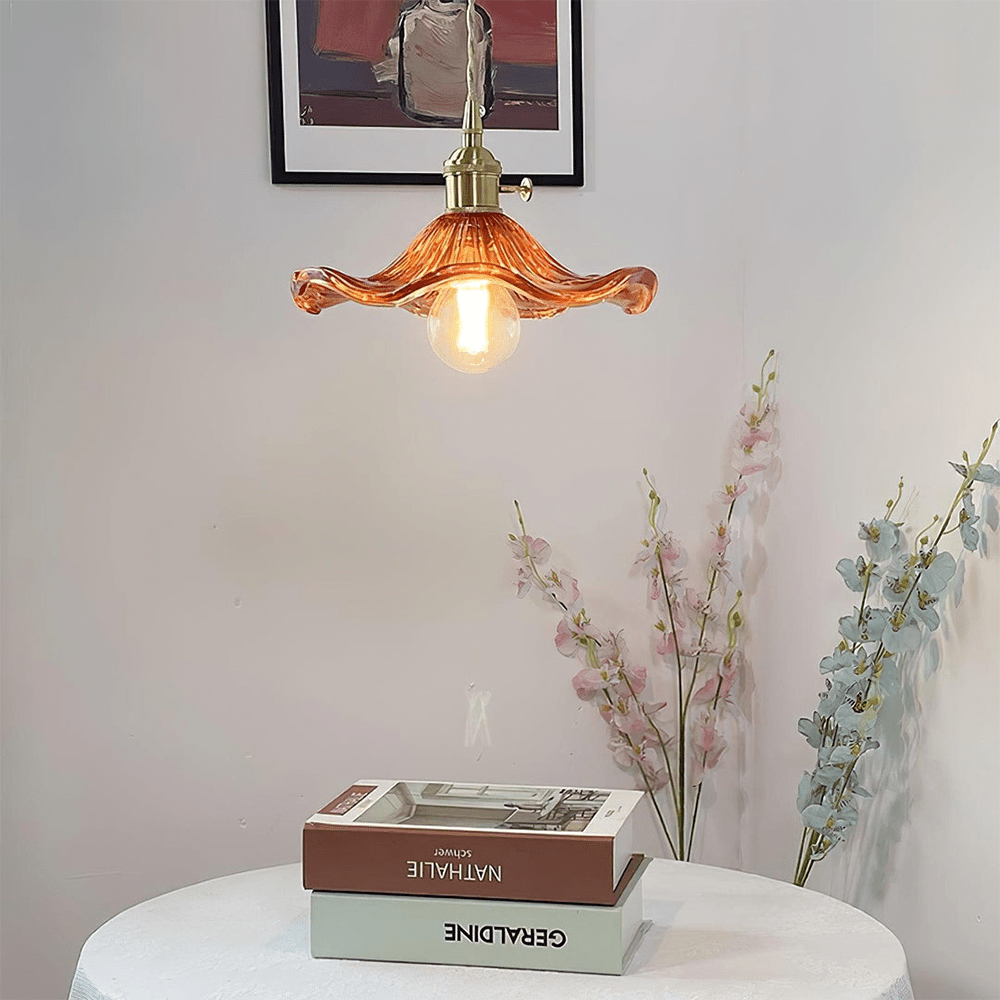 stilvolle Hibiskusblume Lampe