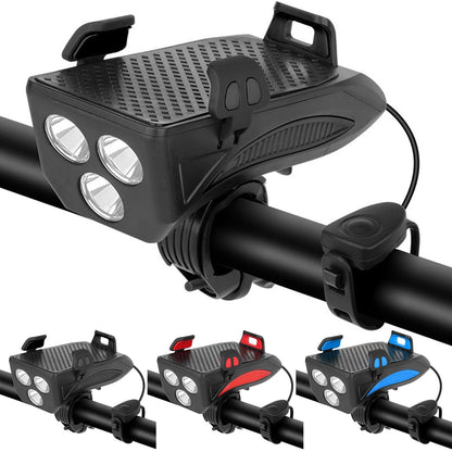 Multifunktionales Fahrradlicht | 4-in-1 Fahrradbeleuchtung