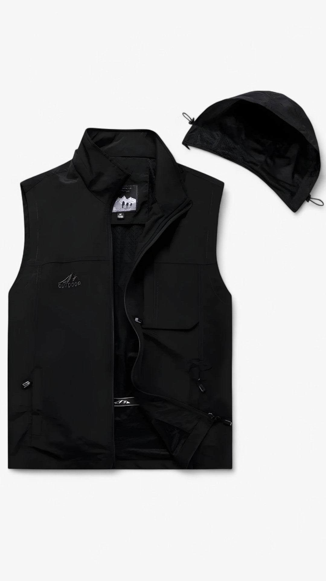 Gilet da pesca traspirante con tasche multiple Uomo - Nero - fishing vest gilet gilet pesca hiking vest men's top clothes multiple pesca tasche traspirante uomo vests - Concept Palermo