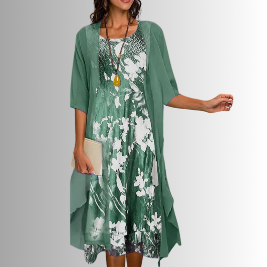 Damen Lockeres Zweiteiliges Set | Gemustert