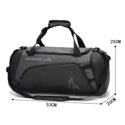 Waterbestendige Sport Tas – Meerdere Compartimenten - Schoenenvak