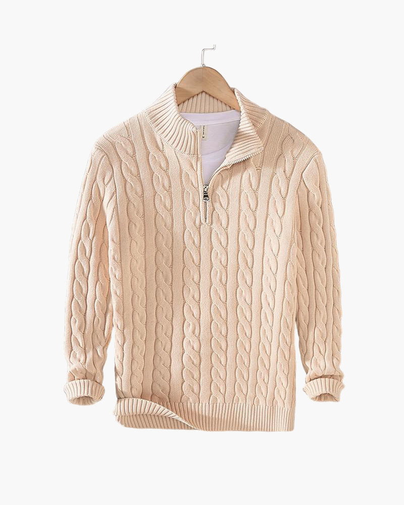 Chaplin Cable Knit Half-Zip