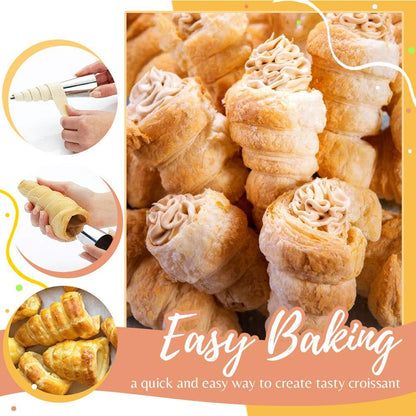 Hörnchenformen Set – Knusprige Cremerolle Zuhause backen