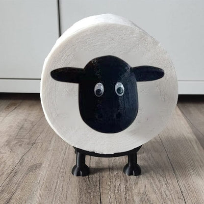 Rustik Fåre Toiletpapirholder Stativ