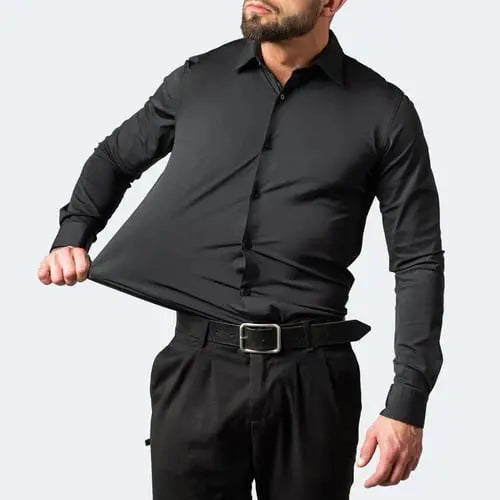 Rafello&Co | Elastisch stretch overhemd Rafello&Co