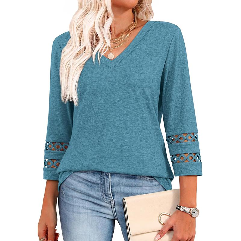 Styli | Chic Casual V-Neck Summer Top