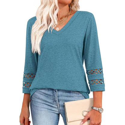Styli | Chic Casual V-Neck Summer Top