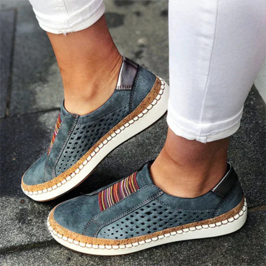 Baskets femme slip-on décontractées