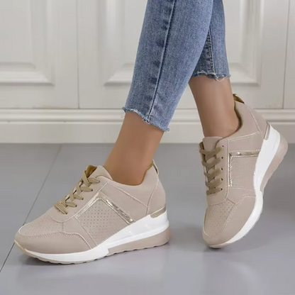 Lina | Damen Orthopädische Sneaker | Komfort Keilabsatz