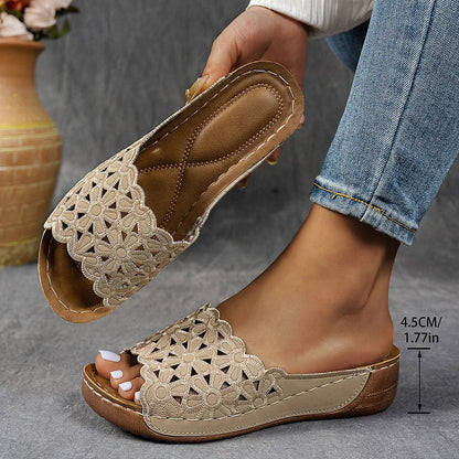 Stilvolle Netz-Sandalen für Damen