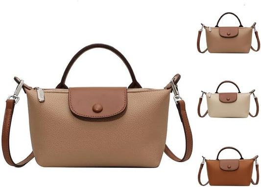 Damen Crossbody Bag – Kleine gesteppte PU-Leder Reisehandtasche