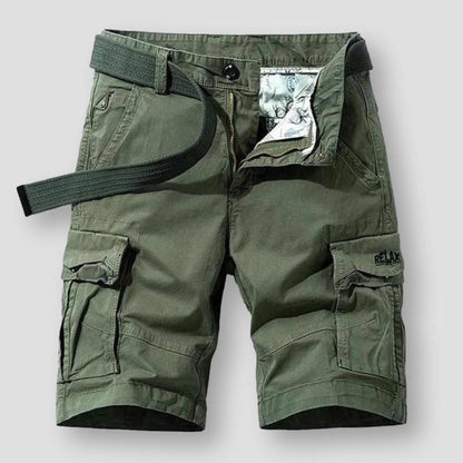 Mason - Functionele cargo shorts met meerdere zakken en verstelbare tailleband