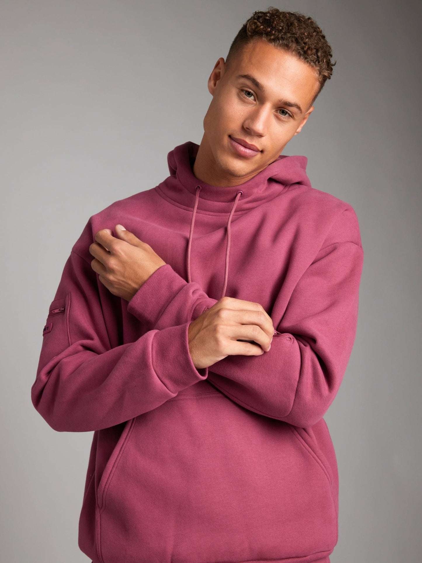 Cozy travel hoodie with airplane mode graphic