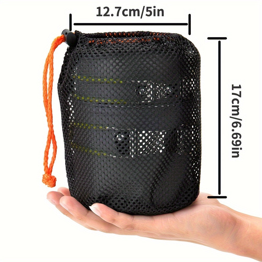 Opvouwbare Kookset van Aluminium Legering – Lichtgewicht en Duurzaam voor Kamperen, Hiking en Picknicken