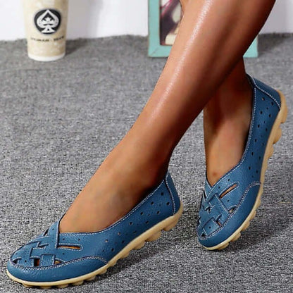 Yannah | Elegant Leather Moccasins