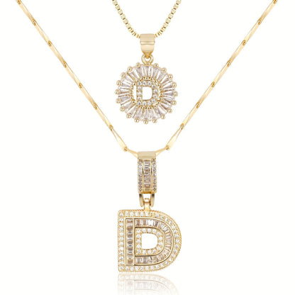 GemLetter Ketting - Initiaal Hanger met Luxe Glans