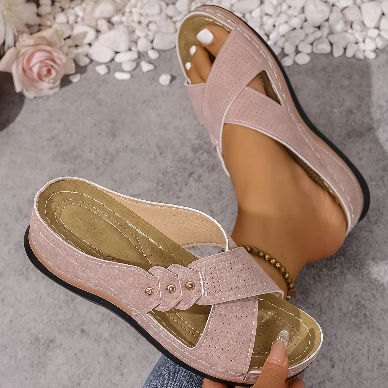 Lina | Orthopaedic Wedge Sandals