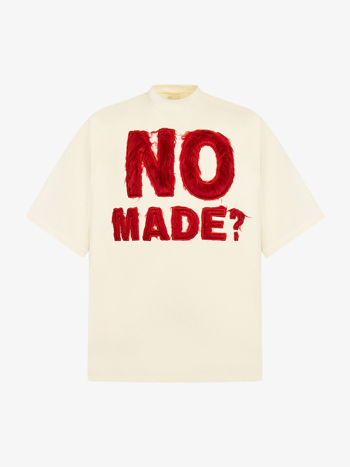 Retro Embroidered Patch Heavy Cotton T-Shirt