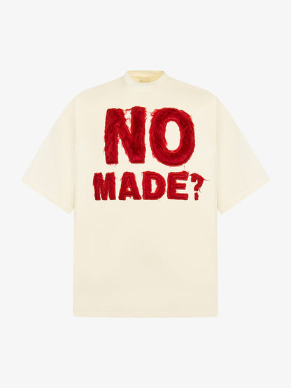 Retro Embroidered Patch Heavy Cotton T-Shirt