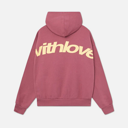 Women's With Love Hoodie | Oversized Winter Streetwear