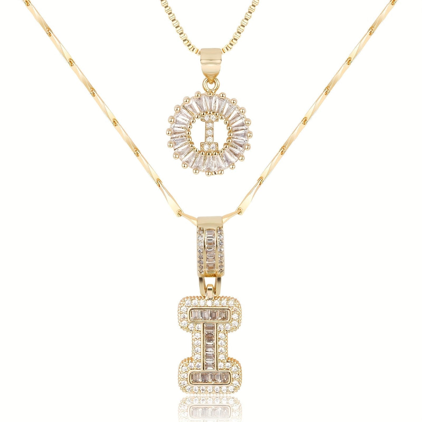 GemLetter Ketting - Initiaal Hanger met Luxe Glans