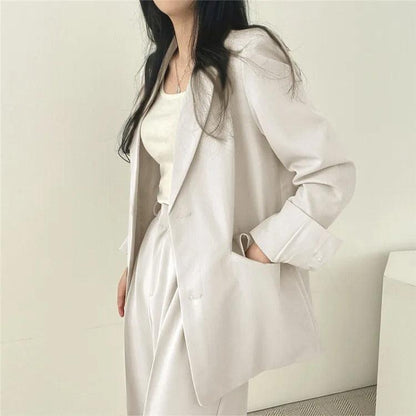 Hailey | Women Tailored Suit set z Long blazer