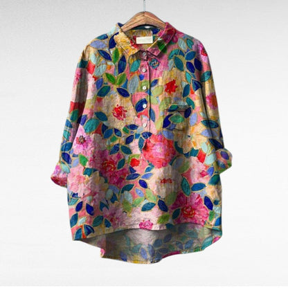Claire | Elegant Linne Sommarblus