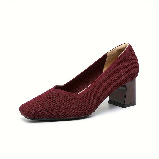 Joleen - Eleganti Décolleté Con Tacco Grosso