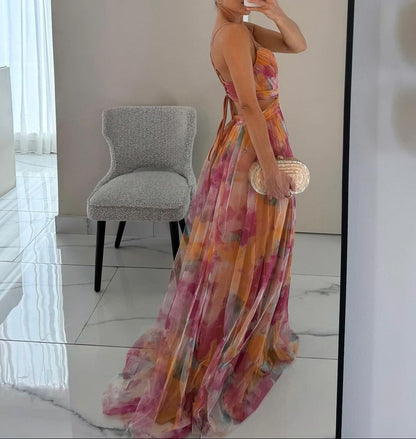 Sanne™ - Romantické splývavé večerné šaty pre elegantný vzhľad
