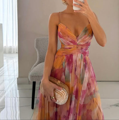 Sanne™ - Romantické splývavé večerné šaty pre elegantný vzhľad