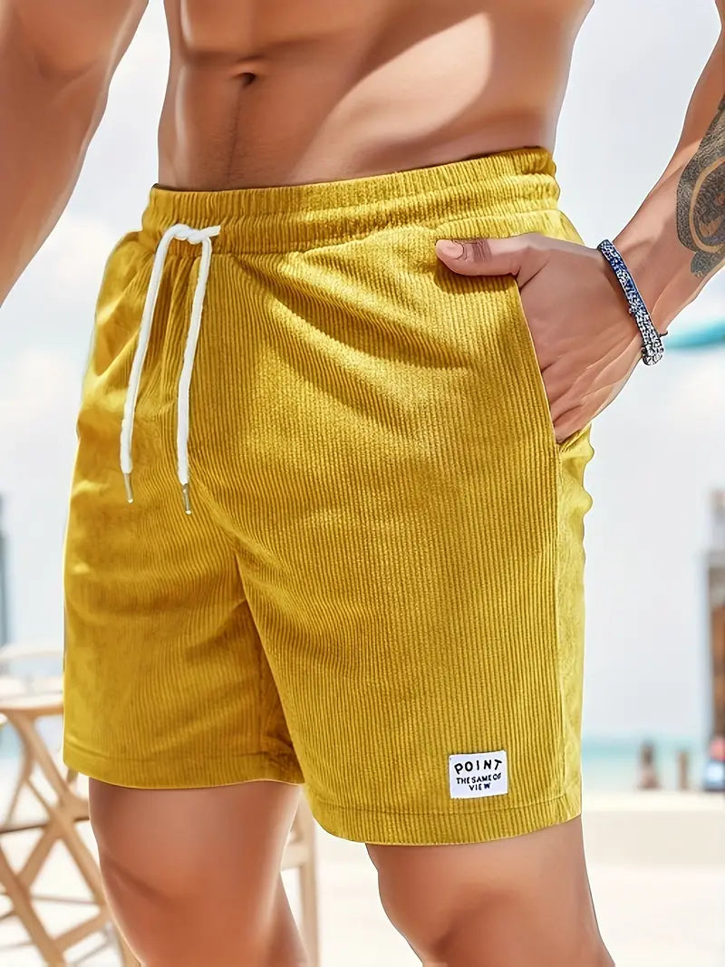 Corvin | Casual Swimwear for Men Lightweight Elasticated Waist Swim Shorts | Swimsuits