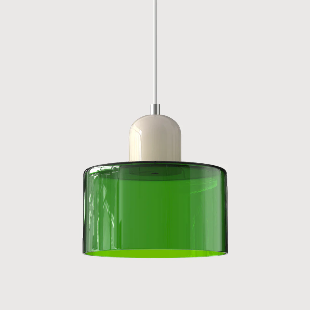 Restfield | Lismeno Retro Hanglamp – Glazen Hanglamp met Warm Licht voor Eettafel, Keuken & Woonkamer